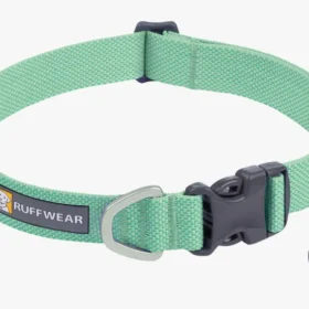 Ruffwear Hi & Light Collar – Ultralight UHMwPE Webbing, Minimalist Everyday Dog Collar with Aluminium D-Ring and Tag Silencer