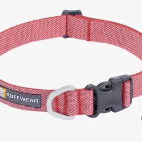 Ruffwear Hi & Light Collar – Ultralight UHMwPE Webbing, Minimalist Everyday Dog Collar with Aluminium D-Ring and Tag Silencer