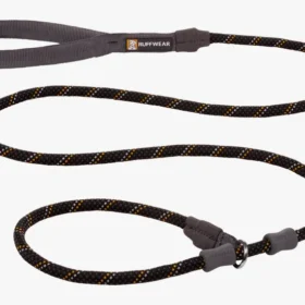 Ruffwear Just-a-Cinch Slip Lead Dog Leash – Reflective Kernmantle Rope, Dual Silicone Stoppers, Collar-Free Cinch Design