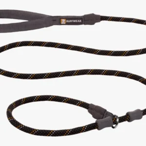Ruffwear Just-a-Cinch Slip Lead Dog Leash – Reflective Kernmantle Rope, Dual Silicone Stoppers, Collar-Free Cinch Design