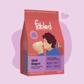 Fabled Well Begun Grain-Free Starter Dry Dog Food – Fresh Chicken, Turkey & Duck for All Breed Puppies Up to 3 Months