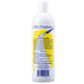 Chris Christensen White on White Dog Shampoo – Colour Correcting, Brightening & Stain Removal for White and Light-Coloured Coats