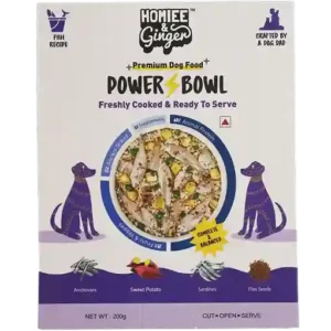 Homiee & Ginger Power Bowl Fish Fiesta Dog Food – Fresh Fish Meal 200g