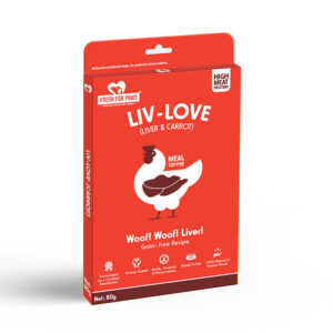 Fresh For Paws Liv-Love Carrot Dog Food – Chicken Liver & Carrot Meal 80g