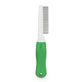 BASIL Flea Comb for Dogs & Cats – Fine Tooth Metal Comb, Tick & Flea Removal Tool, De-Shedding & Hygiene Comb for All Breeds