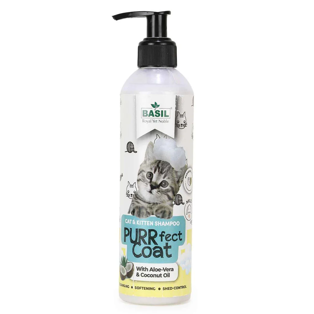 BASIL Cat & Kitten Shampoo – 300ml