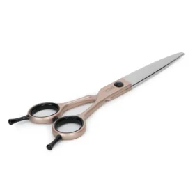 BASIL Professional Gold Straight Scissors for Dogs & Cats – Premium Stainless Steel Grooming Shears for Precise Trimming & Finishing