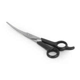 BASIL Curved Grooming Scissors for Dogs & Cats – Stainless Steel Curved Blade Shears for Shaping, Contouring & Precision Trimming