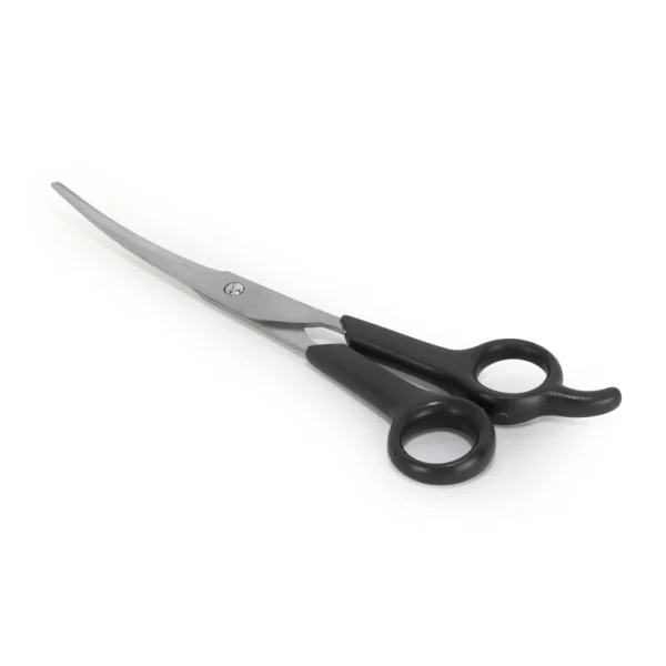 BASIL Curved Grooming Scissors for Dogs & Cats – Stainless Steel Curved Blade Shears for Shaping, Contouring & Precision Trimming