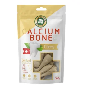 BASIL Calcium Bone Treats for Dogs & Puppies – 100g, Chewy Nutritional Snacks for Strong Bones, Teeth Support & Daily Reward