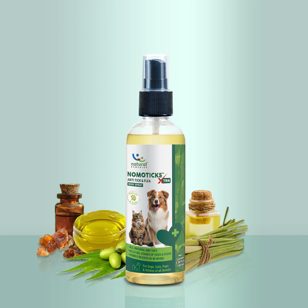 Nomoticks Xtra Tick & Flea Spray for Dogs & Cats