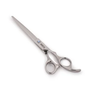 BASIL Straight Grooming Scissors for Dogs & Cats – 7.5 Inch Stainless Steel Pet Scissors, Precision Straight Blade for Coat Trimming & Finishing