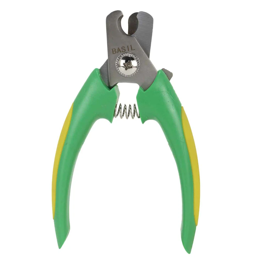 BASIL Nail Cutter for Dogs & Cats – Large Size Pet Nail Clipper, Heavy-Duty Stainless Steel Blades, Precision Trimming Tool for Thick Nails