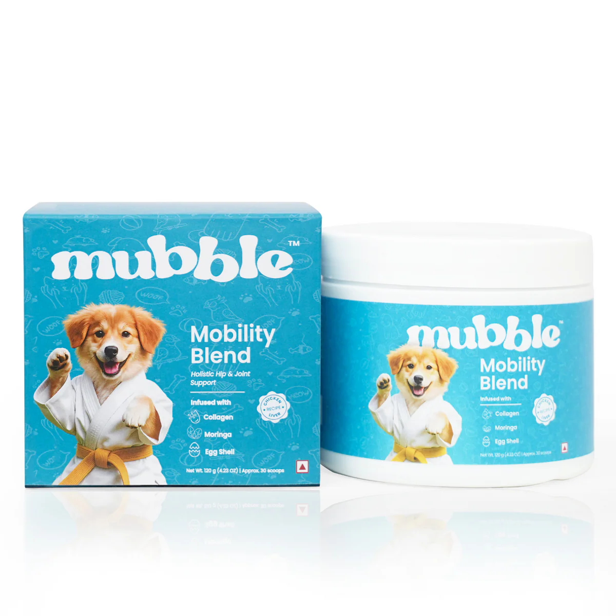 Mubble Mobility Blend for Dogs – Joint Support Nutrition Topper, Mobility & Flexibility Care for Active and Aging Dogs