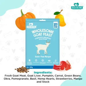 Fresh For Paws Wholesome Goat Feast Dog Food – Fresh Goat Meal