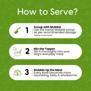 Mubble Digestive Blend for Dogs – Gut Health Nutrition Topper, Digestion Support & Daily Wellness Boost for All Breeds