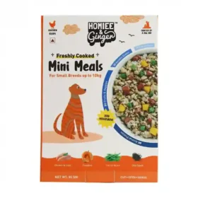Homiee & Ginger Mini Meals Chicken & Barley Dog Food – Fresh Balanced Meal 85g