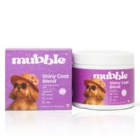 Mubble Shiny Coat Blend for Dogs – Skin & Coat Nutrition Topper, Omega Support & Shine Enhancement for All Breeds