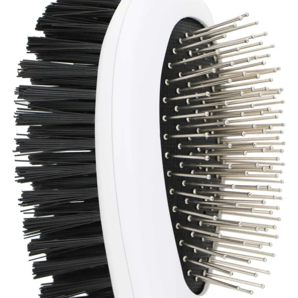 BASIL 2-in-1 Brush & Comb for Dogs – Dual-Sided Grooming Tool for De-Shedding, Detangling & Coat Maintenance