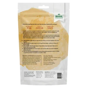 BASIL Classic Chicken Slices for Dogs – Natural Soft Jerky Treats, High Protein Tender Bites for Training & Reward