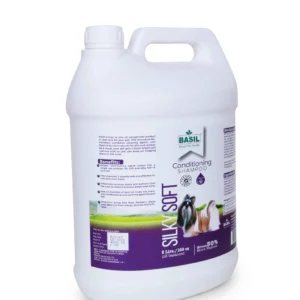 BASIL Silky Soft Conditioning Shampoo for Dogs & Cats – 5L Gallon, Coat Softening & Shine Enhancing Formula, Gentle Cleansing for Smooth & Manageable Fur