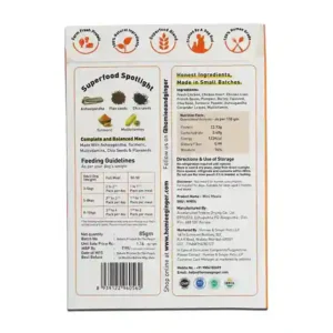 Homiee & Ginger Mini Meals Chicken & Barley Dog Food – Fresh Balanced Meal 85g