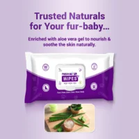 Fresh Me Up Biodegradable Pet Wipes with Aloe Vera – 80 Pulls - Image 3
