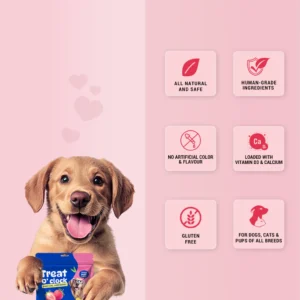 Treat O'Clock Strawberry & Chicken Dog Treats – Energy Booster - Image 3