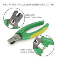 BASIL Nail Cutter for Dogs & Cats – Large Size Pet Nail Clipper, Heavy-Duty Stainless Steel Blades, Precision Trimming Tool for Thick Nails - Image 3