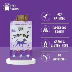 Homiee & Ginger Fish Jerky Bar for Dogs – Air-Dried High Protein Treat 45g