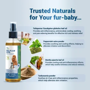 Reliflam Itch Relief Spray for Dogs & Cats – 75ml - Image 4