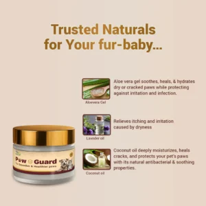 Natural Paw Guard Balm for Dogs & Cats – Lick-Safe Protection - Image 4