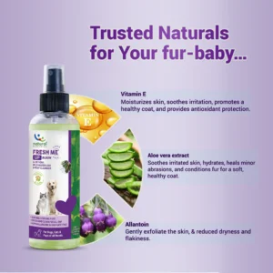 Fresh Me Up Bloom Waterless Shampoo for Dogs & Cats - Image 4