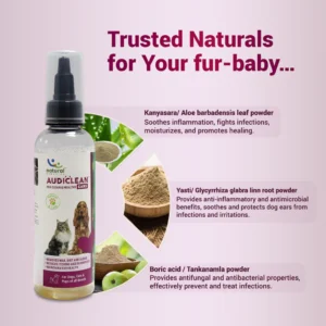 Audiclean Ear Drops for Dogs & Cats – Natural Ear Cleaner - Image 4