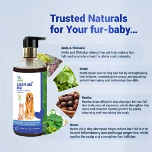 Lush Me Up Anti-Hairfall Shampoo for Dogs & Cats - Image 4