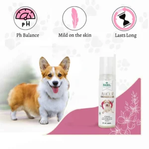 BASIL Dog Cologne Spray – IRIS & AMOUR Variants, 100ml, Long-Lasting Pet Perfume with Conditioning Formula for Fresh & Odour-Free Coat - Image 4