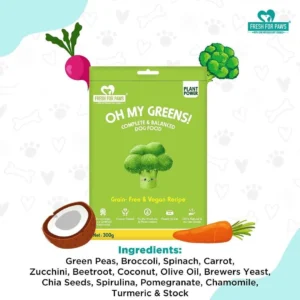 Fresh For Paws Oh My Greens Dog Food – Fresh Veg Meal