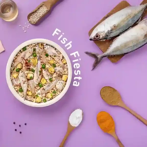 Homiee & Ginger Power Bowl Fish Fiesta Dog Food – Fresh Fish Meal 200g