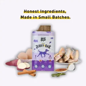 Homiee & Ginger Fish Jerky Bar for Dogs – Air-Dried High Protein Treat 45g