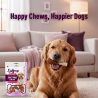 BASIL Chicken Lollipop Treats for Dogs & Puppies – 92g, Guilt-Free High Protein Chewy Snacks for Training, Reward & Dental Engagement