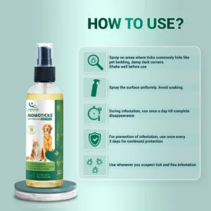 Nomoticks Home Tick & Flea Spray for Household Surfaces