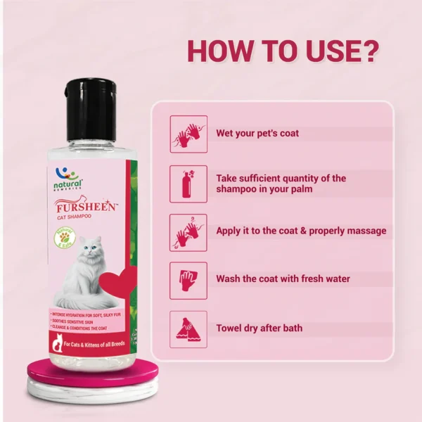 Fursheen Nourishing Cat Shampoo with Avocado & Grape Seed Oil