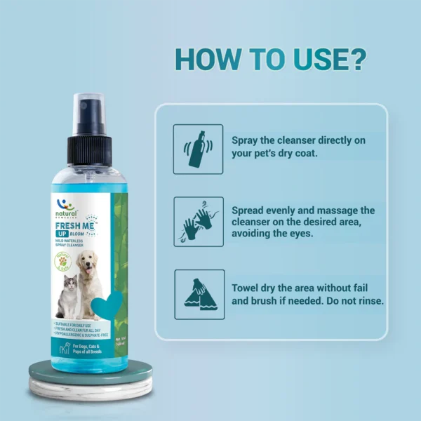 Fresh Me Up Bloom Waterless Cleanser for Dogs & Cats