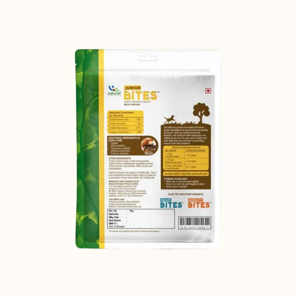Natural Junior Bites for Puppies – Growth Support Soft Chews