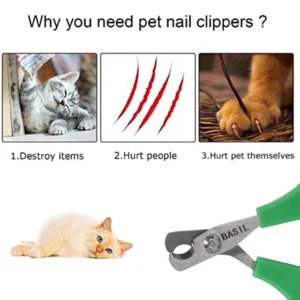 BASIL Nail Cutter for Puppies & Kittens – Small Size Pet Nail Clipper, Precision Trimming Tool for Safe & Easy Nail Care - Image 5