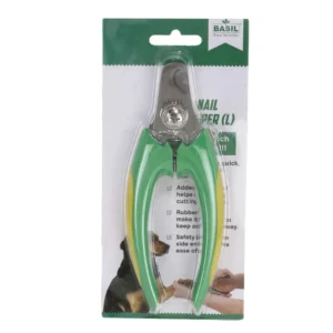 BASIL Nail Cutter for Dogs & Cats – Large Size Pet Nail Clipper, Heavy-Duty Stainless Steel Blades, Precision Trimming Tool for Thick Nails