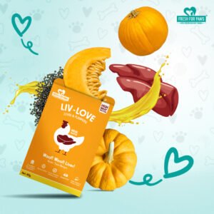 Fresh For Paws Liv-Love Pumpkin Dog Food β Chicken Liver & Pumpkin Meal 80g