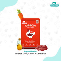 Fresh For Paws Liv-Love Carrot Dog Food – Chicken Liver & Carrot Meal 80g