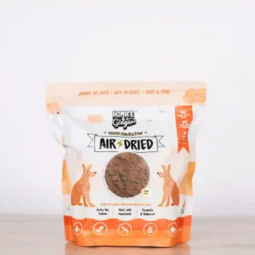 Homiee & Ginger Air-Dried Dog Food – 90% Meat Grain-Free Dry Food 907g (Puppy & Adult)