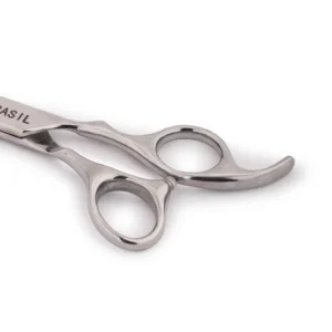 BASIL Straight Grooming Scissors for Dogs & Cats – 7.5 Inch Stainless Steel Pet Scissors, Precision Straight Blade for Coat Trimming & Finishing